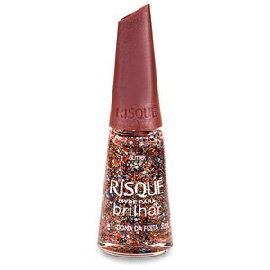 Esmalte Risqué Livre para Brilhar Dona da Festa