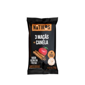 Barra de Frutas Natikos Maçã e Morango 30g