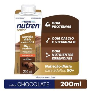 Suplemento Nutren Senior Chocolate Nestlé 200ml