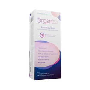 Organza Gel Hidratante Vaginal e Vulvar 30g e 10 Aplicadores