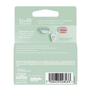 Carga para Aparelho depilatório  Gillette Venus Pele Sensível 2 Unidades