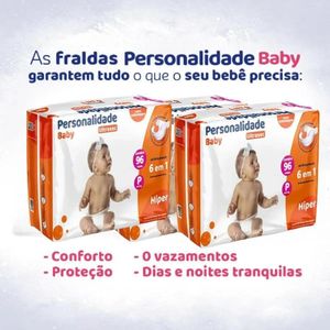 Fralda Personalidade Ultra Sec Hiper P 96 Unidades