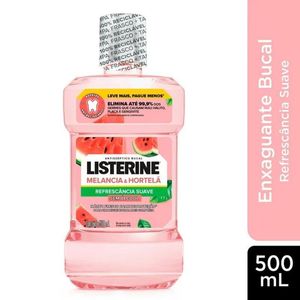 Enxaguante Bucal Listerine Melancia & Hortelã 500ml