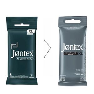 Preservativo Jontex Lubrificado XL 6 Unidades