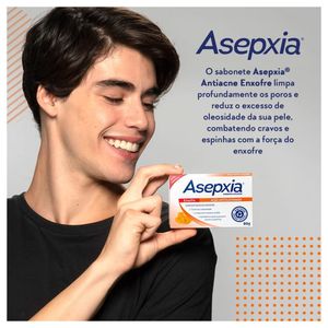 Sabonete  Asepxia Enxofre Ação Antioleosidade 80g