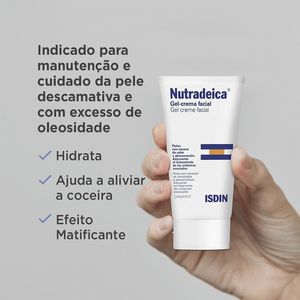 Gel Creme Facial Isdin Para Pele Descamativa Nutradeica 50ml
