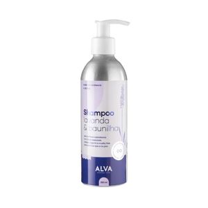 Shampoo Alva Vegano para Cabelos Normais e Secos Lavanda e Baunilha 250ml