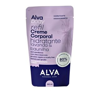 Loção Hidratante Corporal Alva Vegano Refil Lavanda e Baunilha 250ml