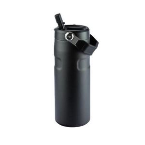 Garrafa Aerolight IceFlow FlipStraw 473ml Black Stanley