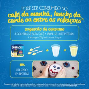 Complemento Alimentar Sustagen Kids Baunilha 350g