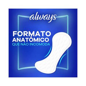 Protetor Diário sem Abas com Perfume Always 80 Unidades