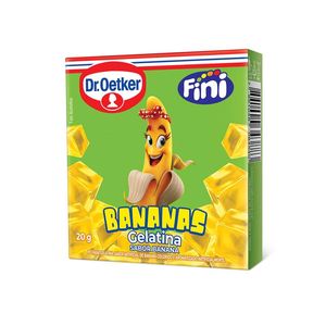 Gelatina Dr  Oetker Fini Bananas 20g