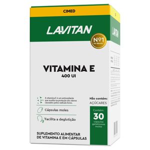 Lavitan Vitamina E 4000UI 30 Cápsulas Cimed