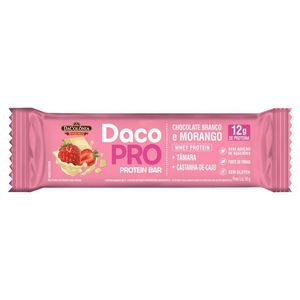 Barra de Proteína Dacopro Sabor Morango e Chocolate 50g