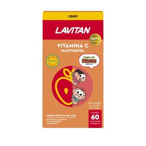 Lavitan Vitamina C 60 Comprimidos Mastigáveis Sabor Maçã Cimed