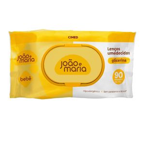 Lenços Umedecidos João e Maria com Fragrância 90 Unidades