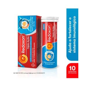 Redoxon Tripla Ação Vitamina C D e Zinco 30 Comprimidos Efervescentes
