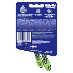 Aparelho Gillette Prestobarba3 Sensitive 2 Unidades