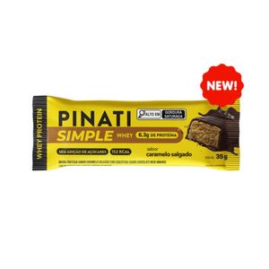 Barra de Proteína Pinati Simple Whey Caramelo Salgado 35g