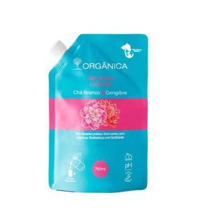 Sabonete Líquido Orgânica Refil Chá Branco e Gengibre 750ml