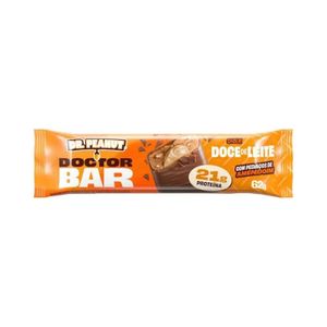 Barra de Proteína Dr  Peanut Doctor Bar Doce de Leite 62g