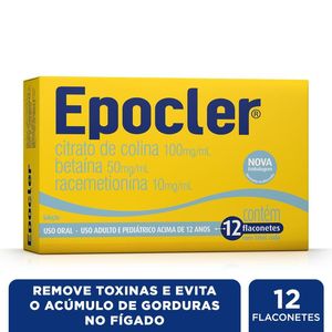 Epocler Solução Oral Hepatoprotetor Hypera 10ml com 12 Unidades