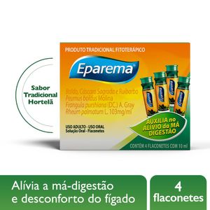 Eparema Solução Oral Sabor Hortelã Hypera 10ml com 4 Flaconetes