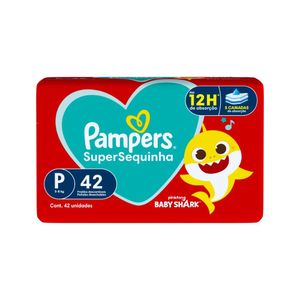 Fralda Infantil Pampers SuperSequinha P Pacote 42 Unidades