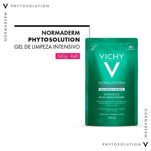 Refil Gel de Limpeza Vichy Normaderm Phytosolution Intensivo 240g
