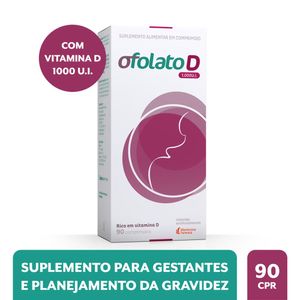 Suplemento Ofolato D Mantecorp 1000UI 90 Comprimidos