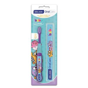 Escova Dental Infantil Bubu e as Corujinhas Extra Macia 3+