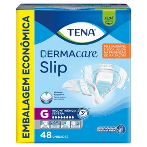 Fralda Geriátrica Tena Slip Dermacare G 48 Unidades