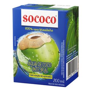 Água de Coco Integral Sococo 200ml