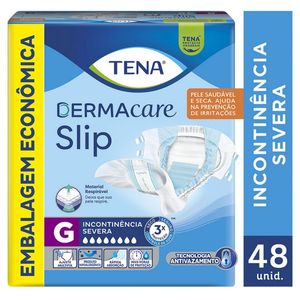 Fralda Geriátrica Tena Slip Dermacare G 48 Unidades