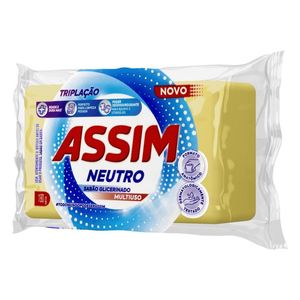 Sabão em Barra Assim Neutro 180g