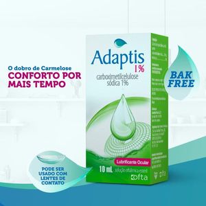 Colírio Adaptis 1% 10ml