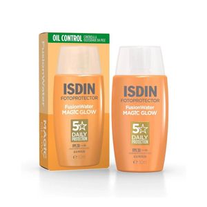Protetor Solar Facial Isdin Fusion Water Magic Glow FPS30 50ml