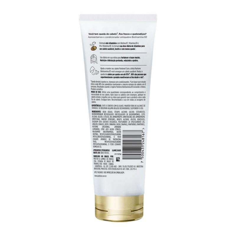 condicionador-pantene-biotinamina-b3-antiqueda-nutricao-250ml-10045027