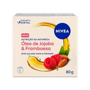 Sabonete Vegetal Nivea Nutrição Da Natureza Óleo de Jojoba & Framboesa 80g
