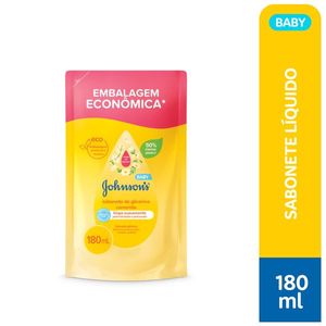 Refil Sabonete Líquido Johnsons Baby Glicerina Camomila 180ml
