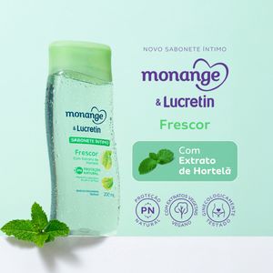 Kit Sabonete Líquido Íntimo Monange Frescor 200ml