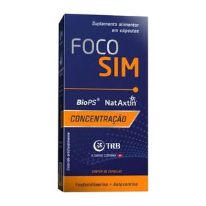 Suplemento Alimentar FocoSim 30 Cápsulas