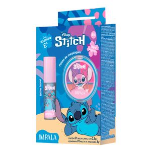 Kit Infantil Angel Maquiagem + Brilho Labial