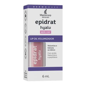 Lip Oil Volumizador Epidrat Hyalu Sem Cor 6ml