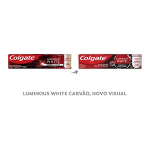 Creme Dental Clareador Colgate Luminous White Carvão Ativado 140g
