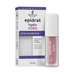 Lip Oil Volumizador Epidrat Hyalu Sem Cor 6ml