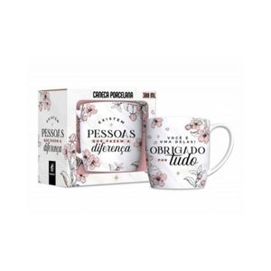 Caneca de Porcelana Brasfoot 300ml Pessoas que Fazem a Diferença