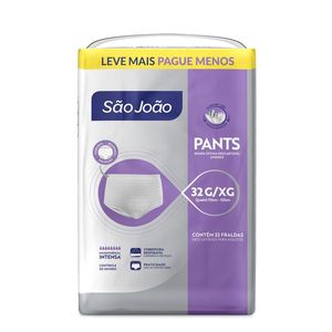 Roupa Íntima São João Pants Adulto G/XG 32 Unidades