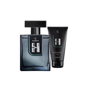 Kit Eudora H Desodorante Colônia 100ml + Balm Pós-Barba 75g