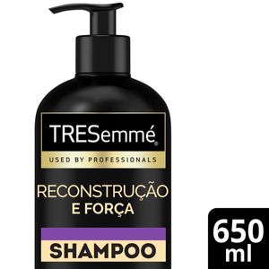 Shampoo TRESemmé 650ml Reconstrução e Força